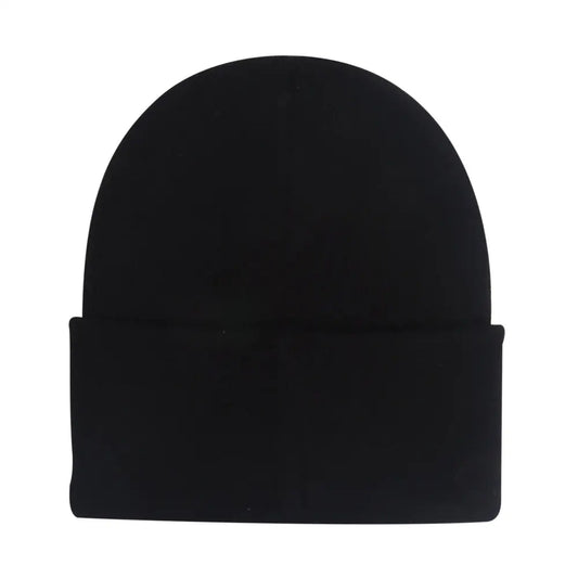 Dog Dad Embroidery Beanie Toque - Black