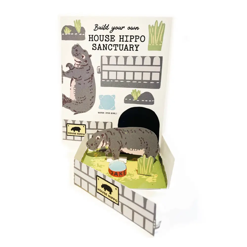 Hissing Mink - Build your own House Hippo Sanctuary Card