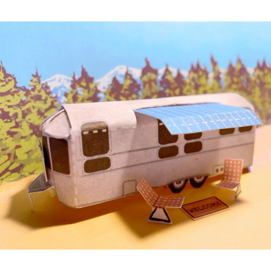 Build Your Own Vintage Airstream Postcard - PABOOM
