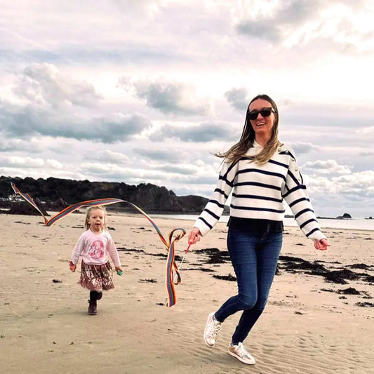 Mini Rainbow Dance Ribbon Wand - PABOOM