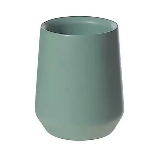 green polyresin bathroom tumbler