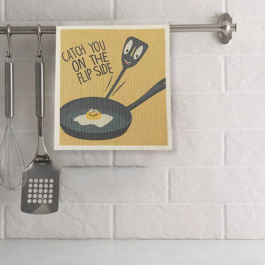 IH Casa Decor - Swedish Dish Cloth 2Pc Catch You On The Flip Side Assorted Multi