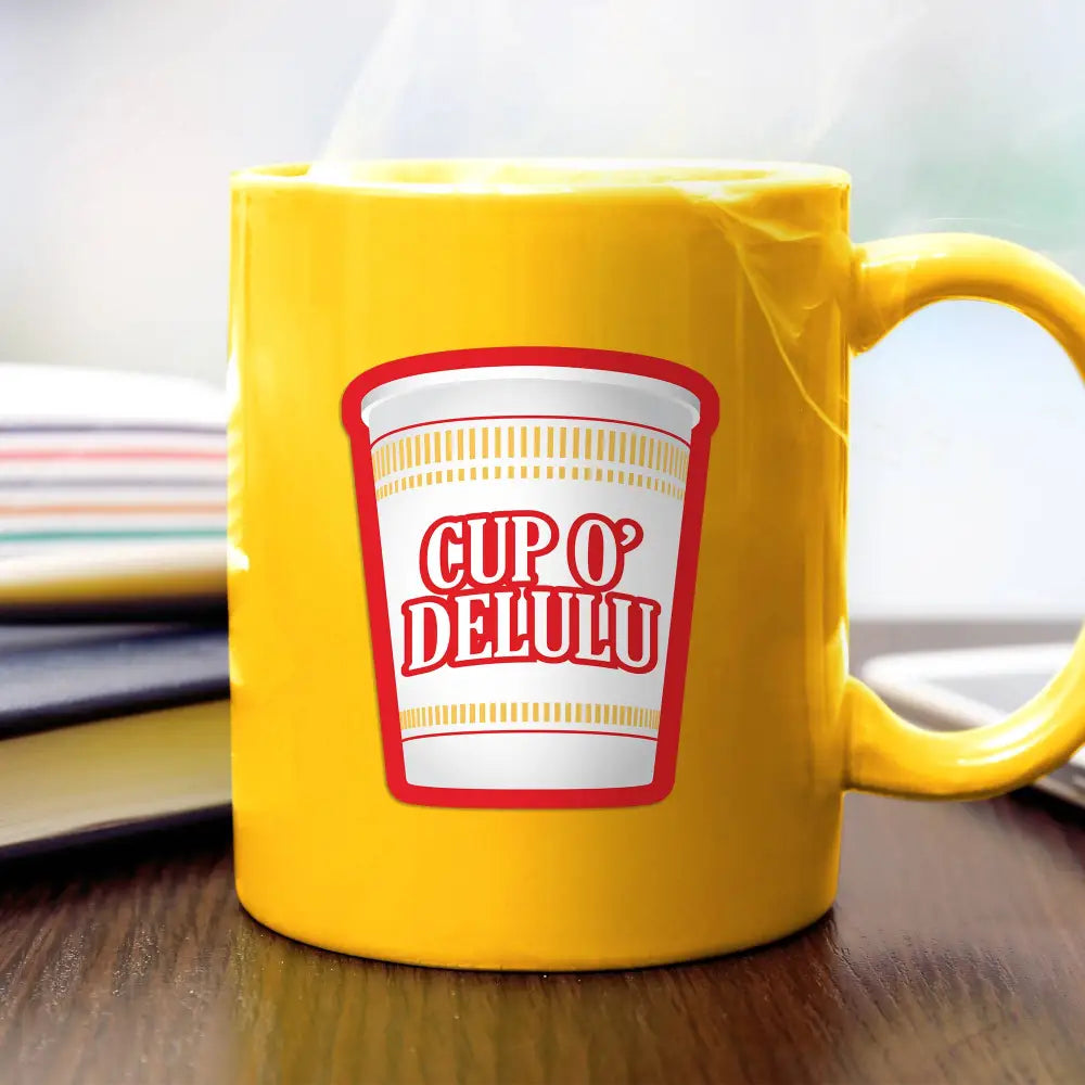 I’ll Know It When I See - Cup o delulu vinyl sticker