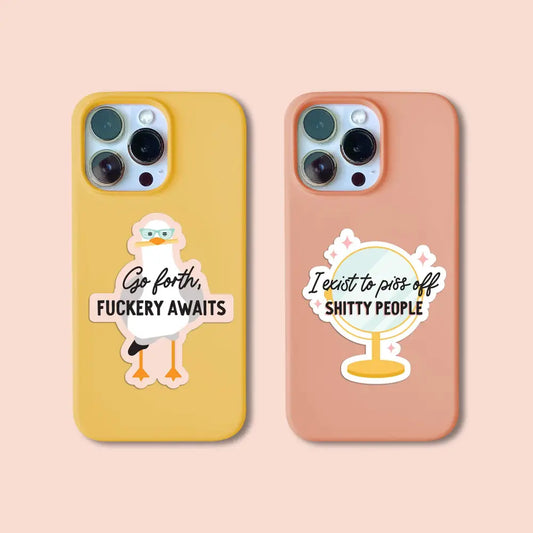 I’ll Know It When I See - Go forth fuckery awaits vinyl sticker