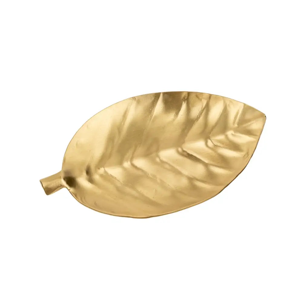 Calathea Leaf Brass Trinket Dish - PABOOM