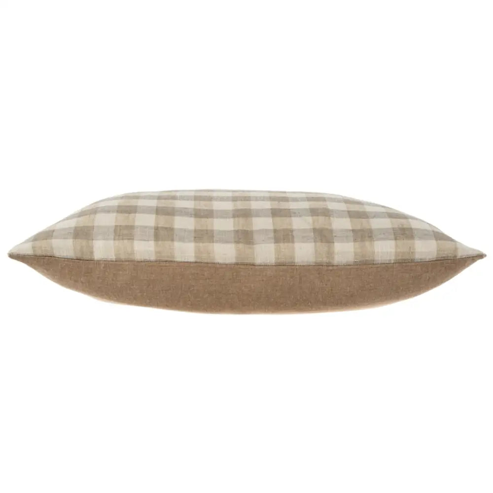 Cape Check Linen Pillow - PABOOM