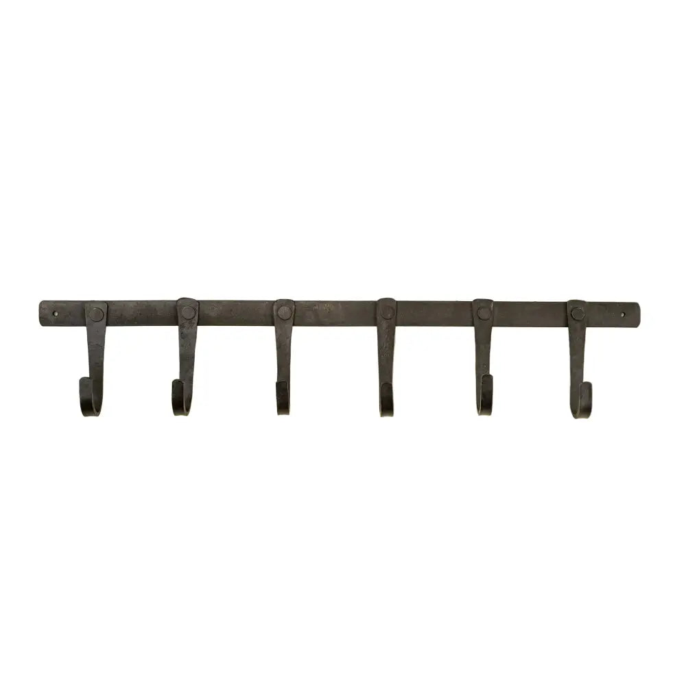 Forged Iron Wall Hook - 8 Hooks