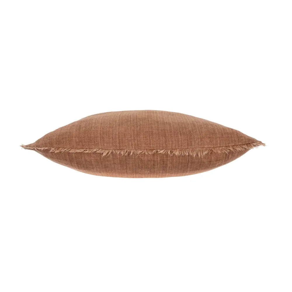 Frayed Edge Pillow Rooibos - PABOOM