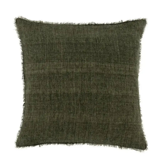 Lina Linen Cushion 20" Avocado - PABOOM