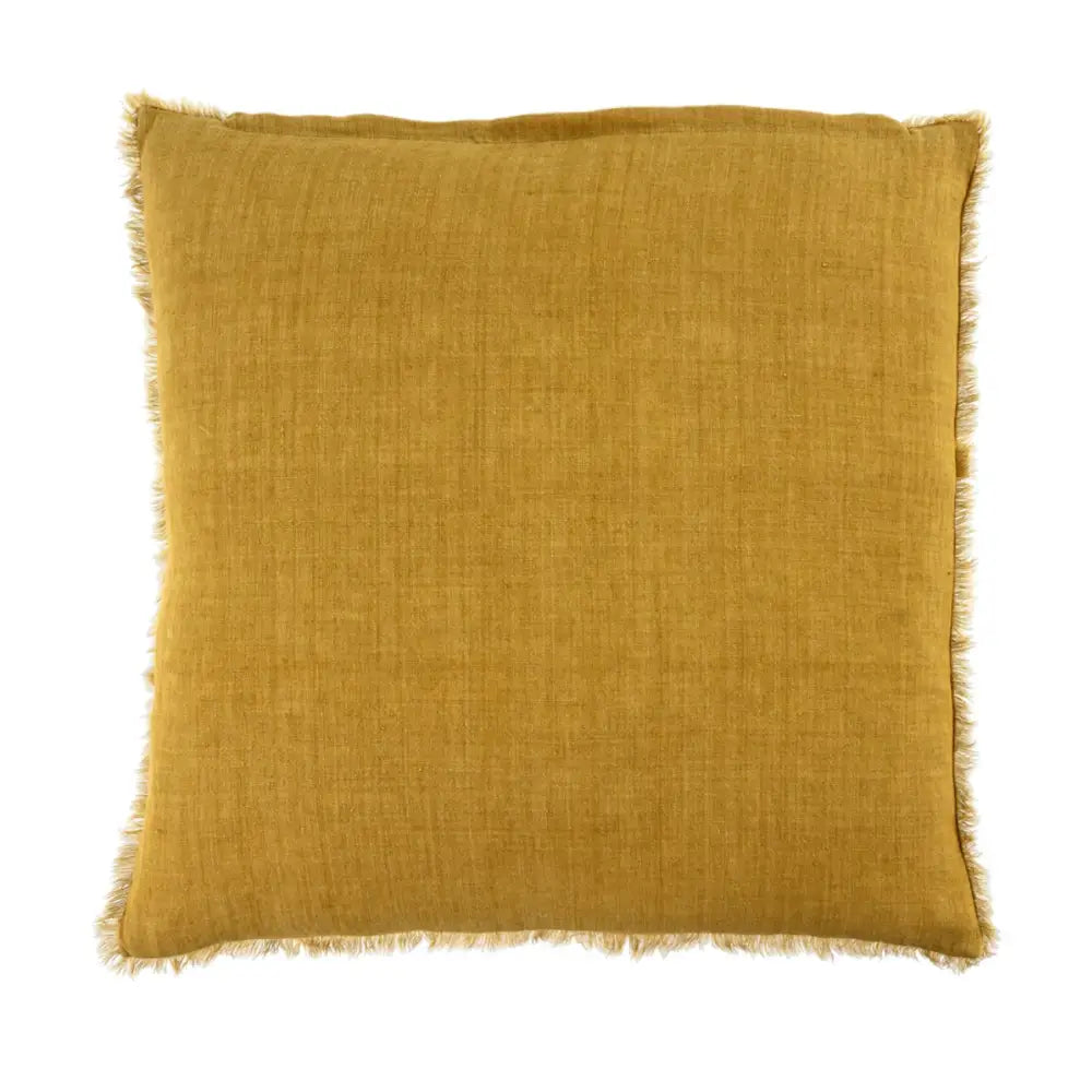 Indaba - Lina Linen Pillow Cover 24” Honey
