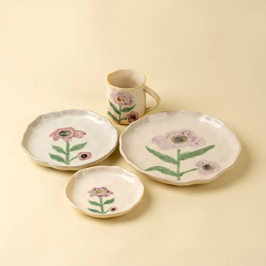 Indaba - Painted Petals Plate Aster