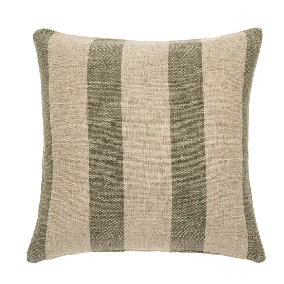 Penstone Stripe Pillow Green - PABOOM