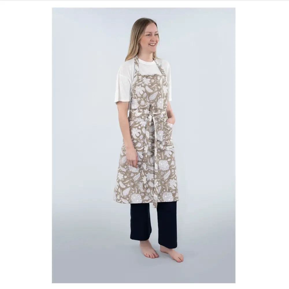 Indaba - Sable Block Print Apron