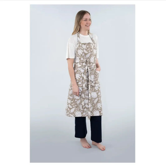 Indaba - Sable Block Print Apron