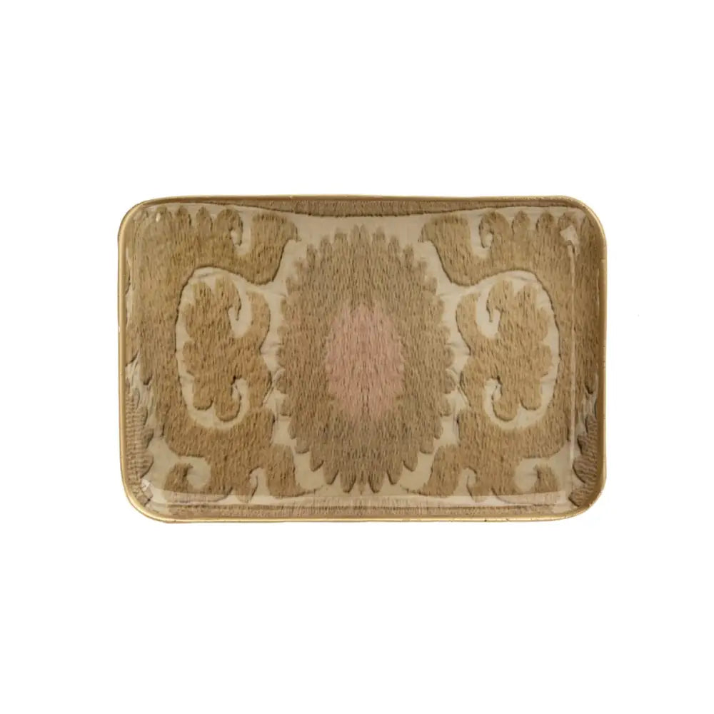Indaba - Sunrise Suzani Enamelled Tray 6 x 4β