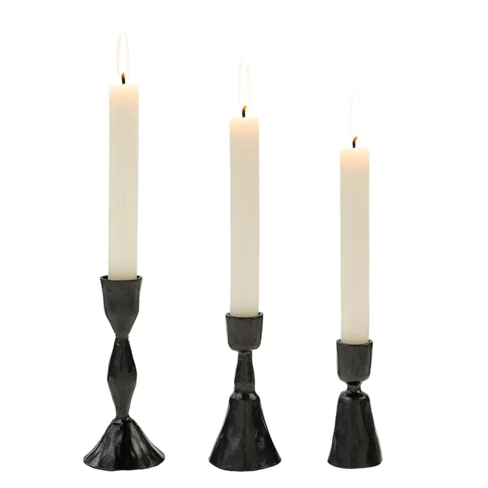 Zola Candleholder Gunmetal - PABOOM