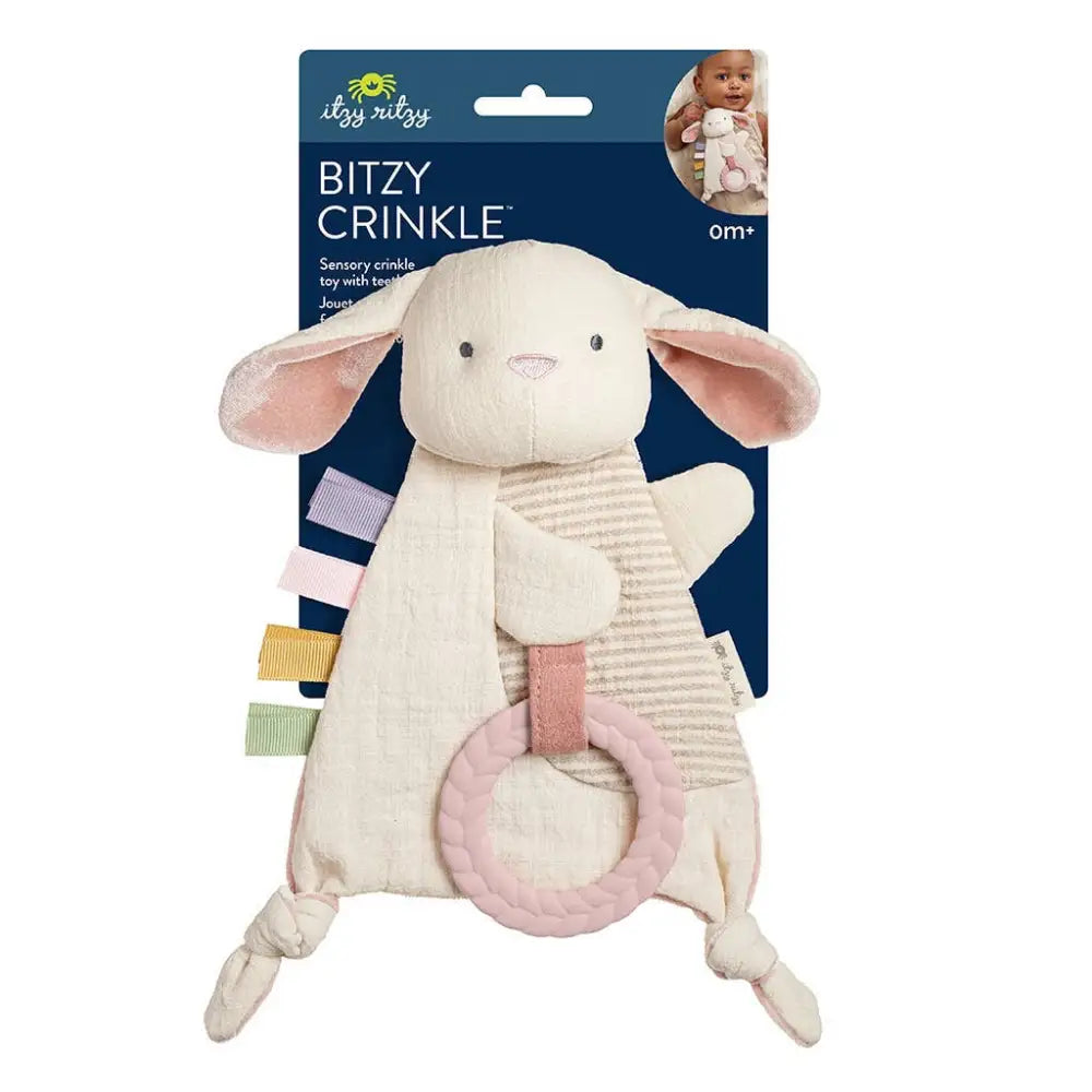 Itzy Ritzy Canada - Bitzy Crinkle™ Sensory Toy With Teether Bunny