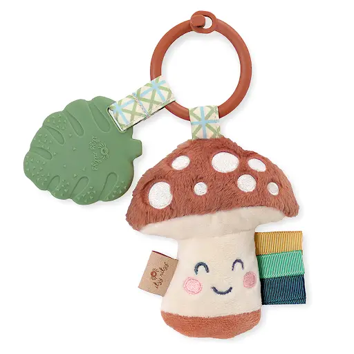 Itzy Ritzy Canada - Pal™ Plush + Teether Mushroom