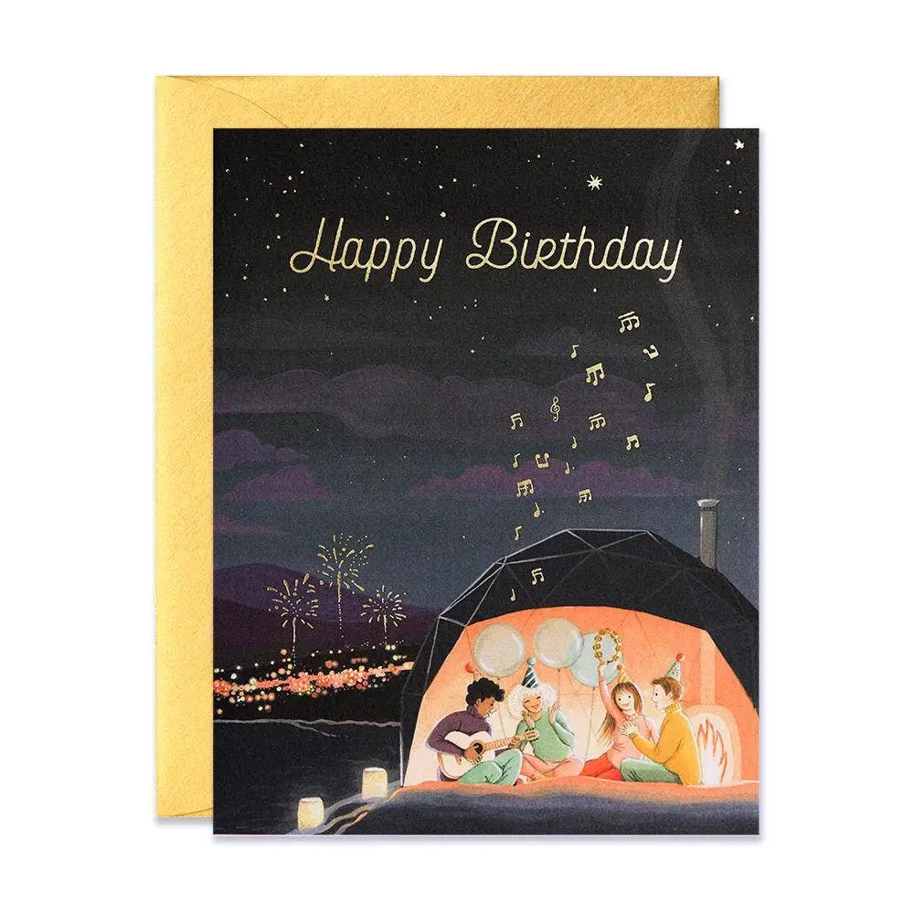 JooJoo Paper - Aurora Dome Birthday Card