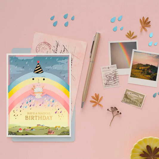 Rainbow Birthday Greeting Card - PABOOM
