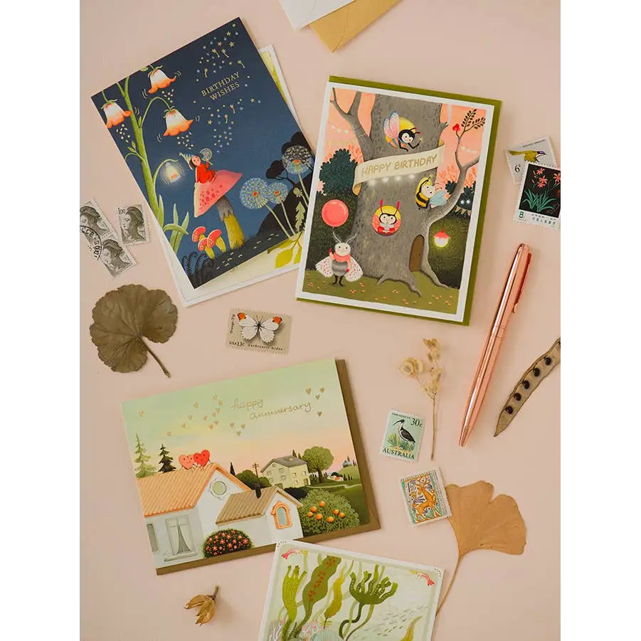 Tree Apartment Birthday Greeting Card - PABOOM