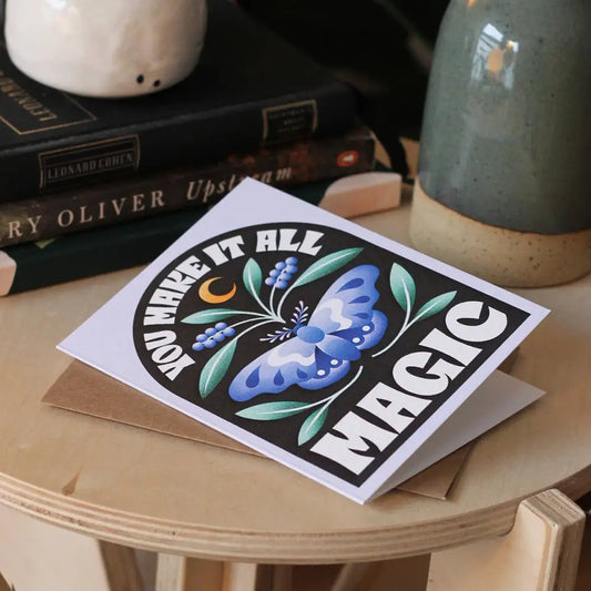 Julie Solvstrom Illustration - You Make it All Magic Greeting Card | Love & Romance