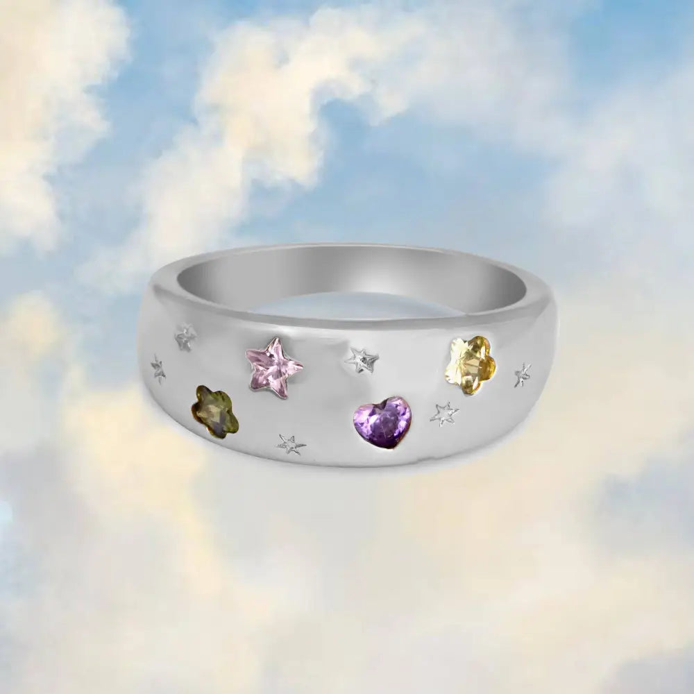 Junk Jewels Ltd - Jewelled Dreams Chunky Ring