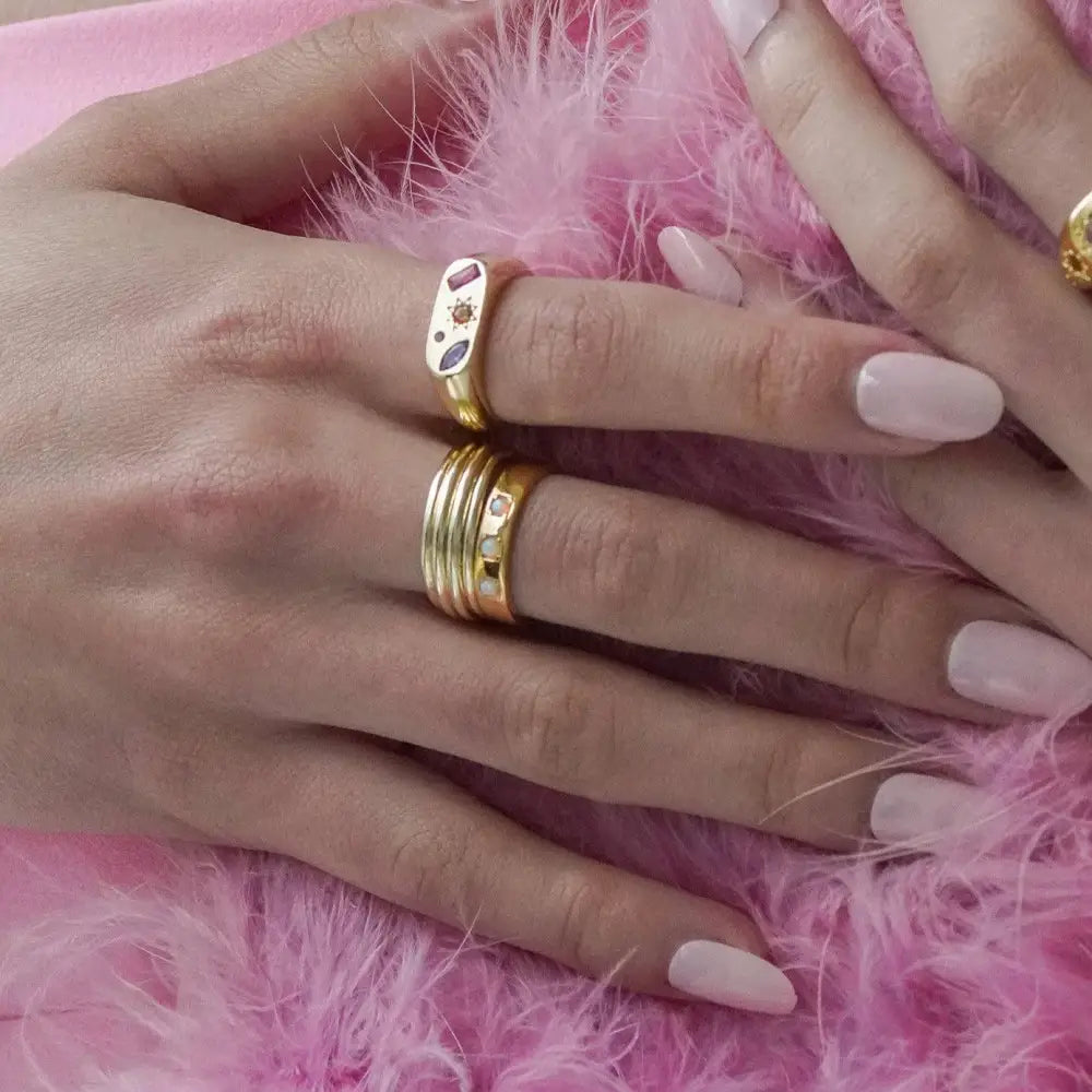 Triple Opal Ring - PABOOM