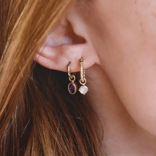 Amethyst Gold Charm - PABOOM