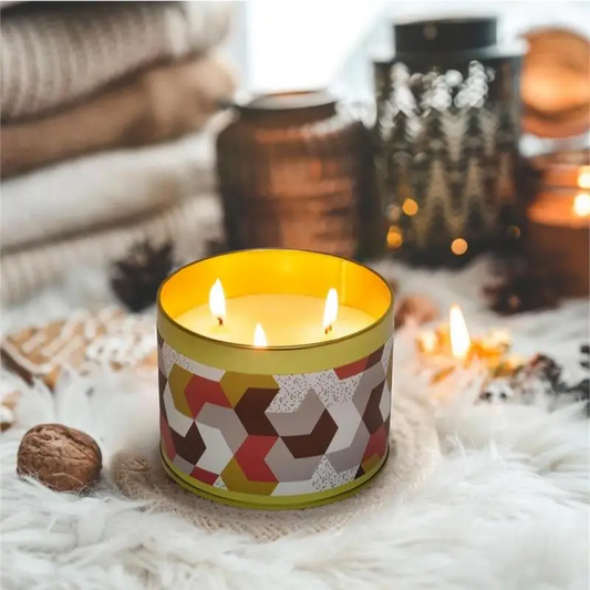 Candle Tin 3-Wick Cranberry & Sagem - PABOOM