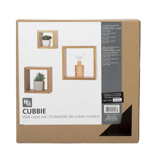 Cubbi Elm Wall Shelves - PABOOM