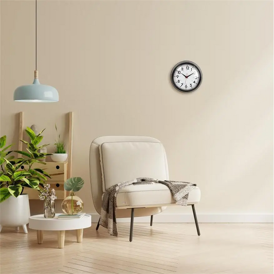 Retro Black Wall Clock - PABOOM