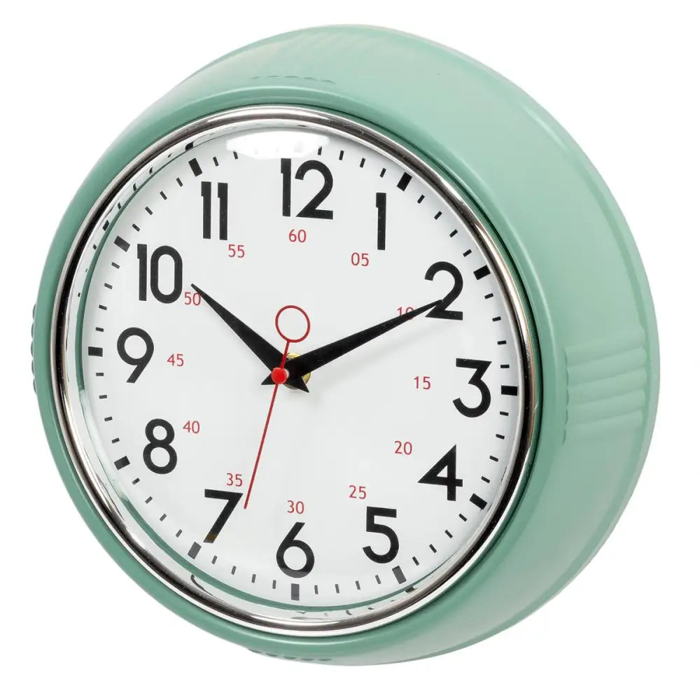 Retro Green Wall Clock - PABOOM