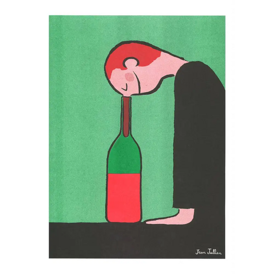 Bottle A3 poster - Jean Jullien - PABOOM