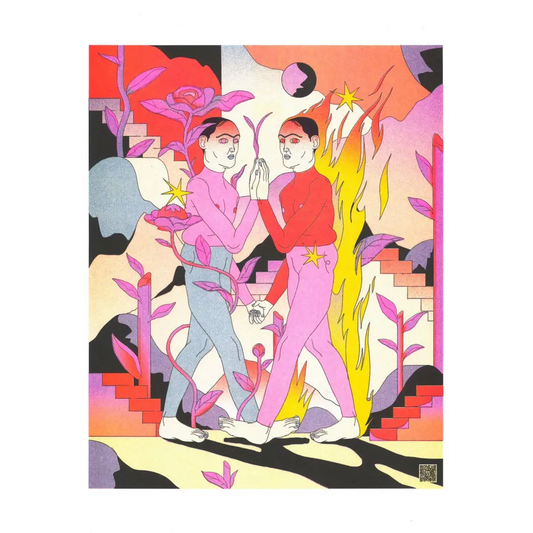 Wish You Were Here A3 poster - Raman Djafari - PABOOM