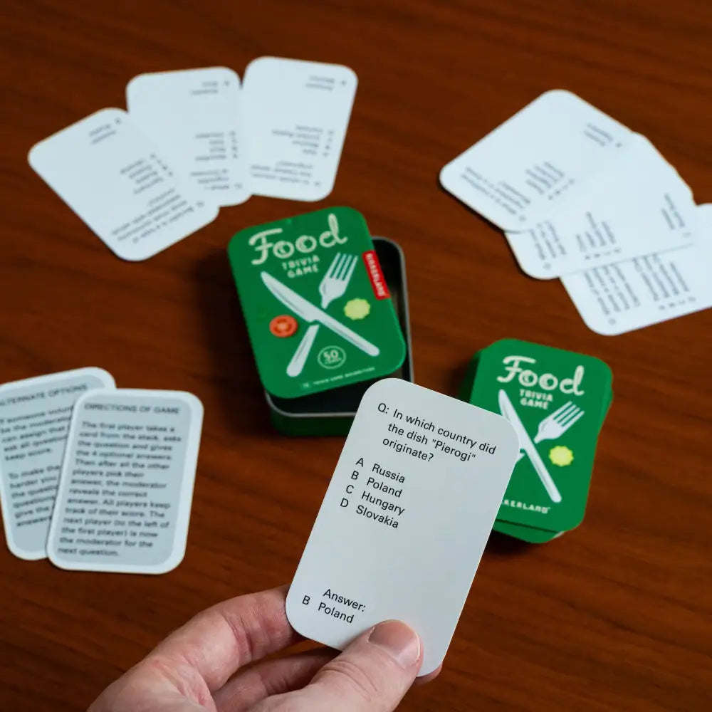Food Trivia Game - PABOOM