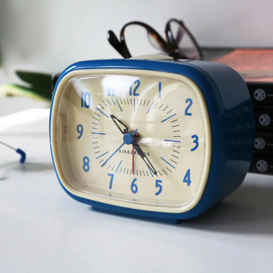 Retro Alarm Clock Blue - PABOOM