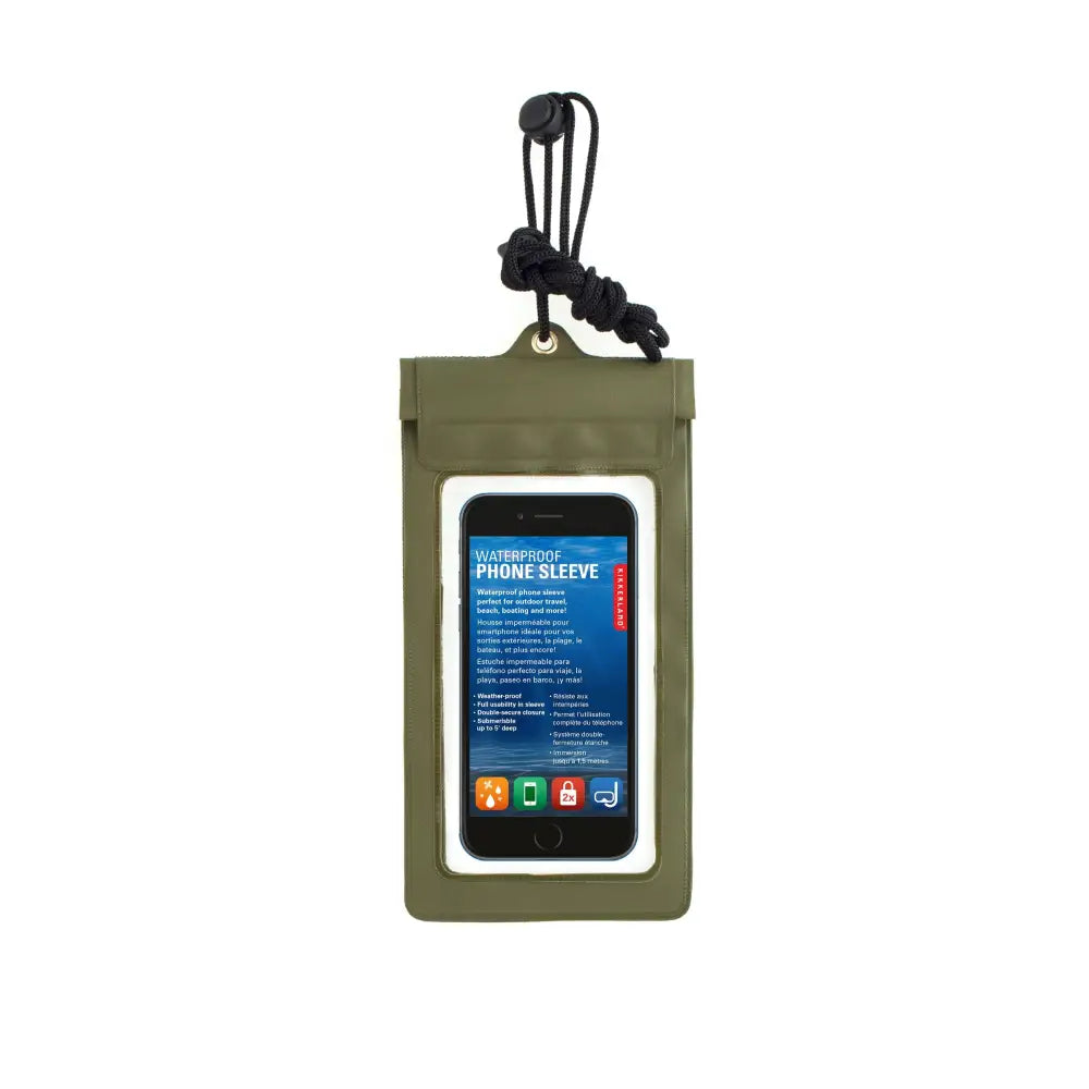 Waterproof Phone Sleeve Green - PABOOM