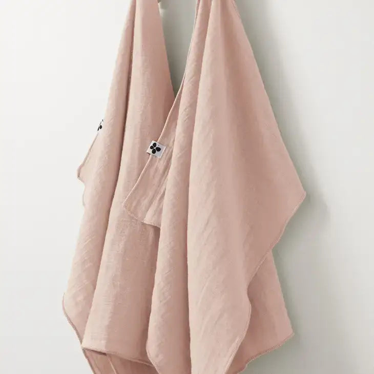 Cotton Gauze Hand Towels Set/2 Marshmallow - PABOOM