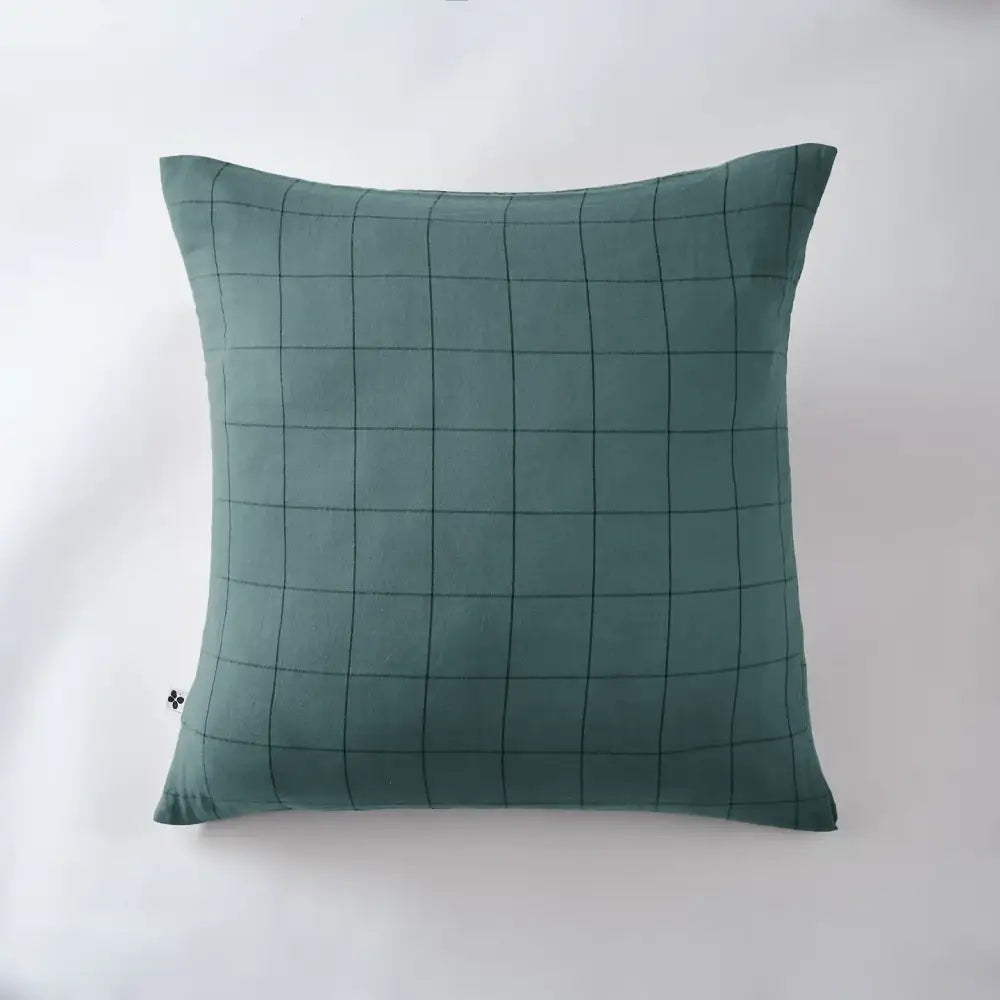 Match Cotton Gauze Cushion Cover 24" Duck Blue - PABOOM
