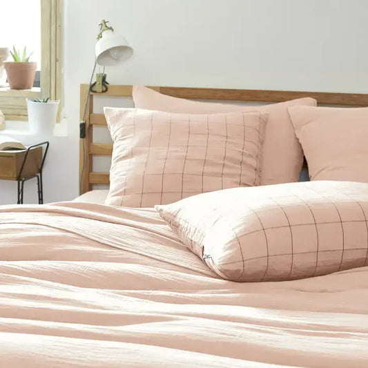 Match Cotton Gauze Cushion Cover 24" Marshmallow - PABOOM