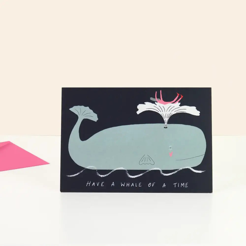 Have a Whale of a Time Card - PABOOM