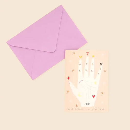 Palmistry Good Luck Card - PABOOM