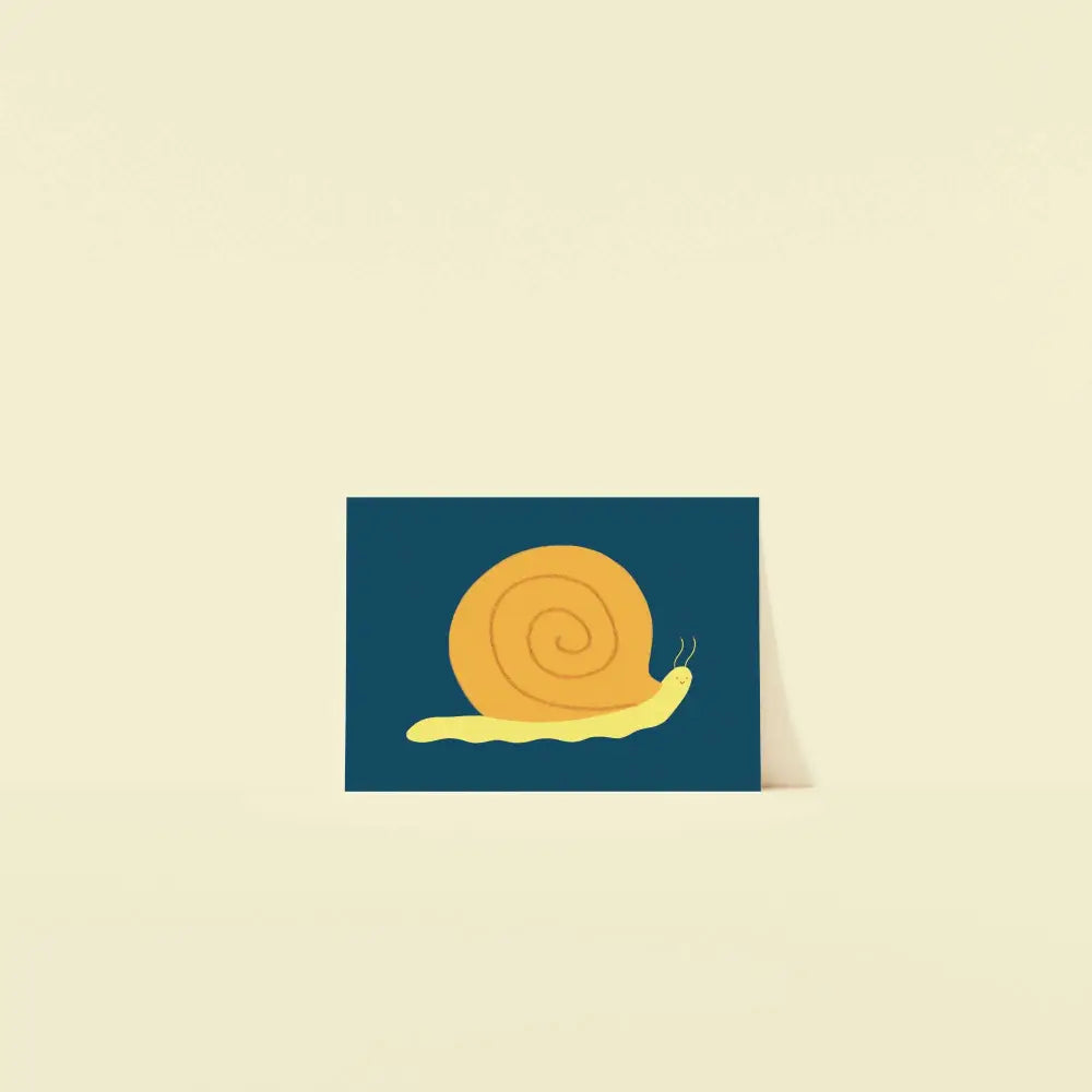 Snail Postcard Print - PABOOM