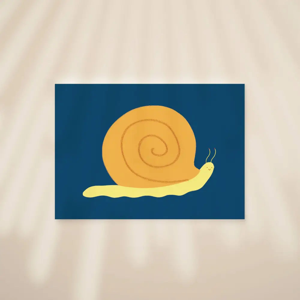 Snail Postcard Print - PABOOM