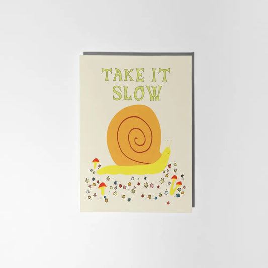 Take It Slow Card - PABOOM
