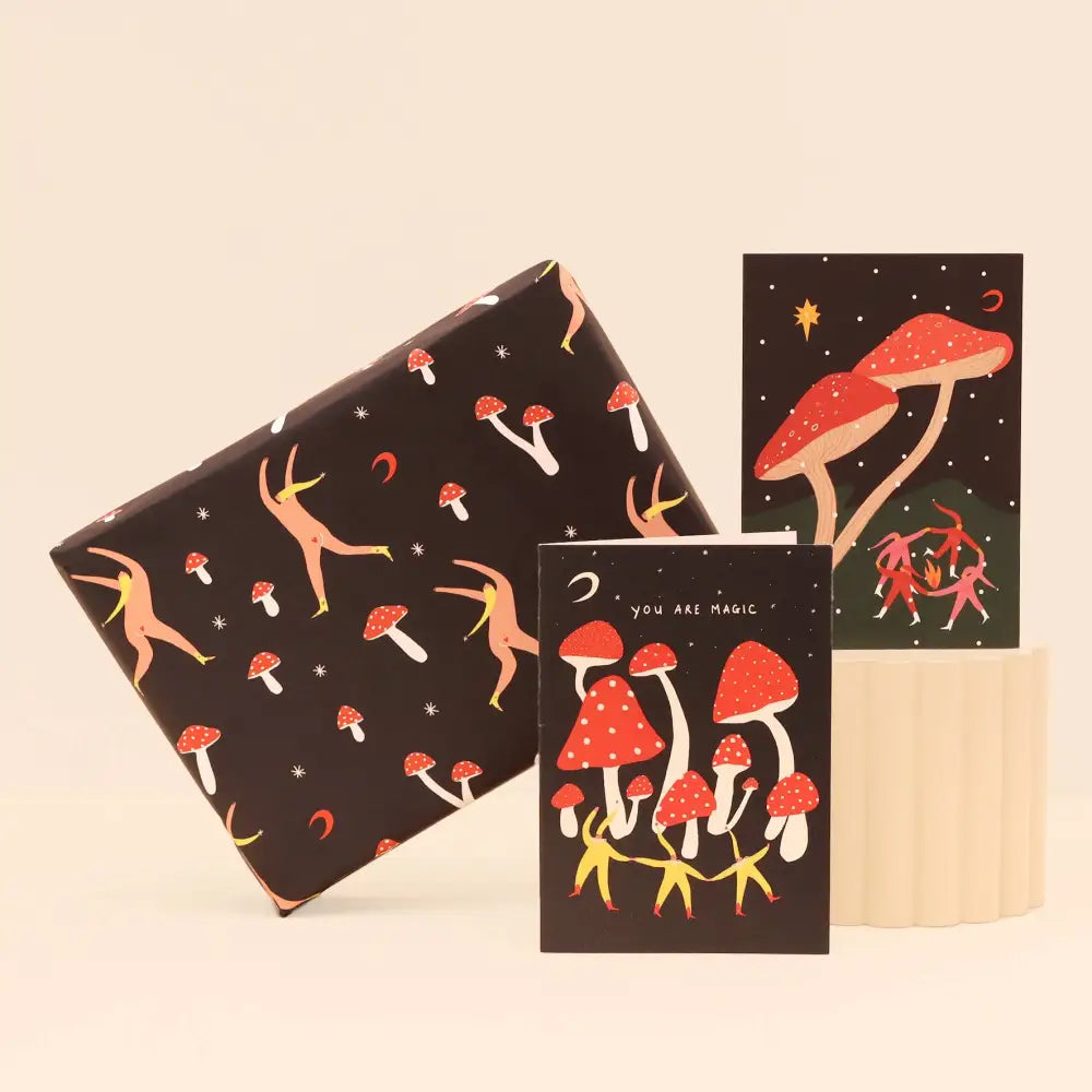 Woodland Night Wrapping Paper Sheet - PABOOM