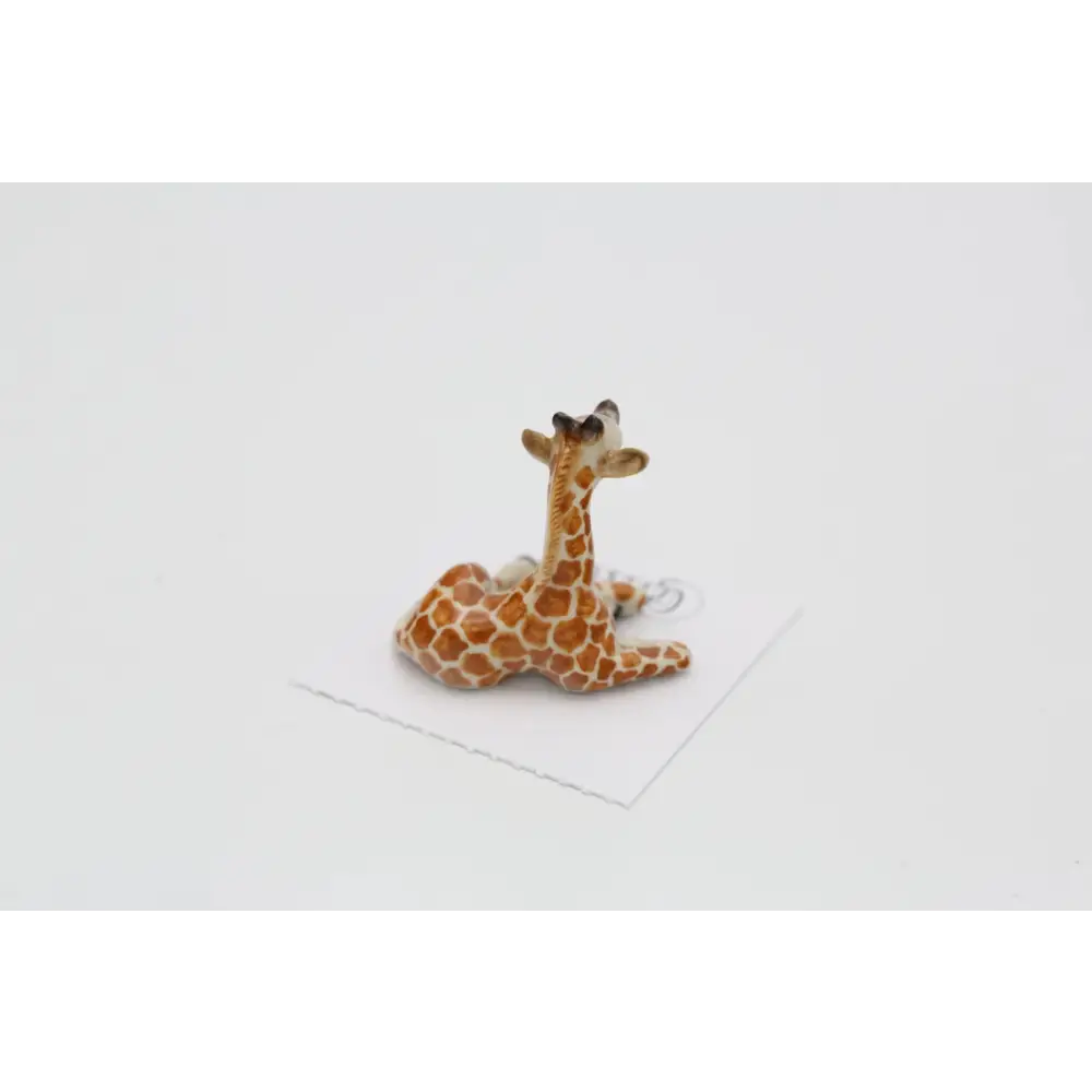 Aerial Giraffe Calf Porcelain Miniature - PABOOM