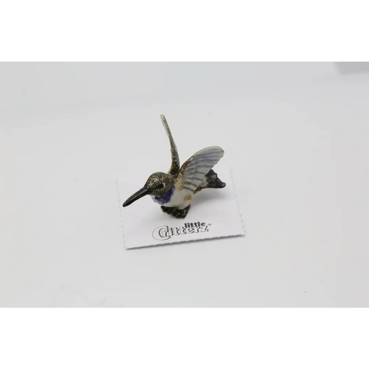 Bell Black-chinned Hummingbird Porcelain Miniature - PABOOM