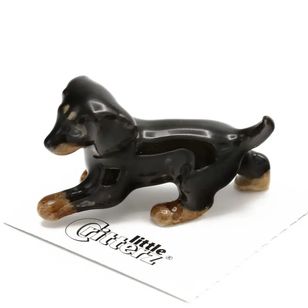 Caboose Dachshund Porcelain Miniature - PABOOM